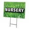 Signmission Nursery Yard Sign & Stake outdoor plastic coroplast window, C-1824 Nursery C-1824 Nursery - alternate 1